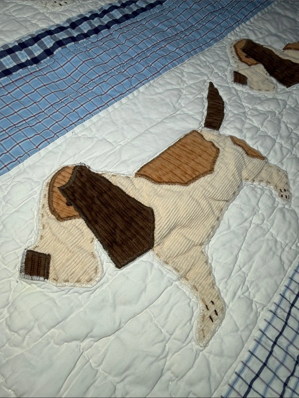 Pottery Barn Puppy Dog Quilt Vintage Happy Tails
